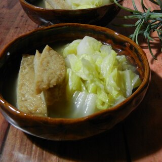 白菜とじゃこ天の出汁煮